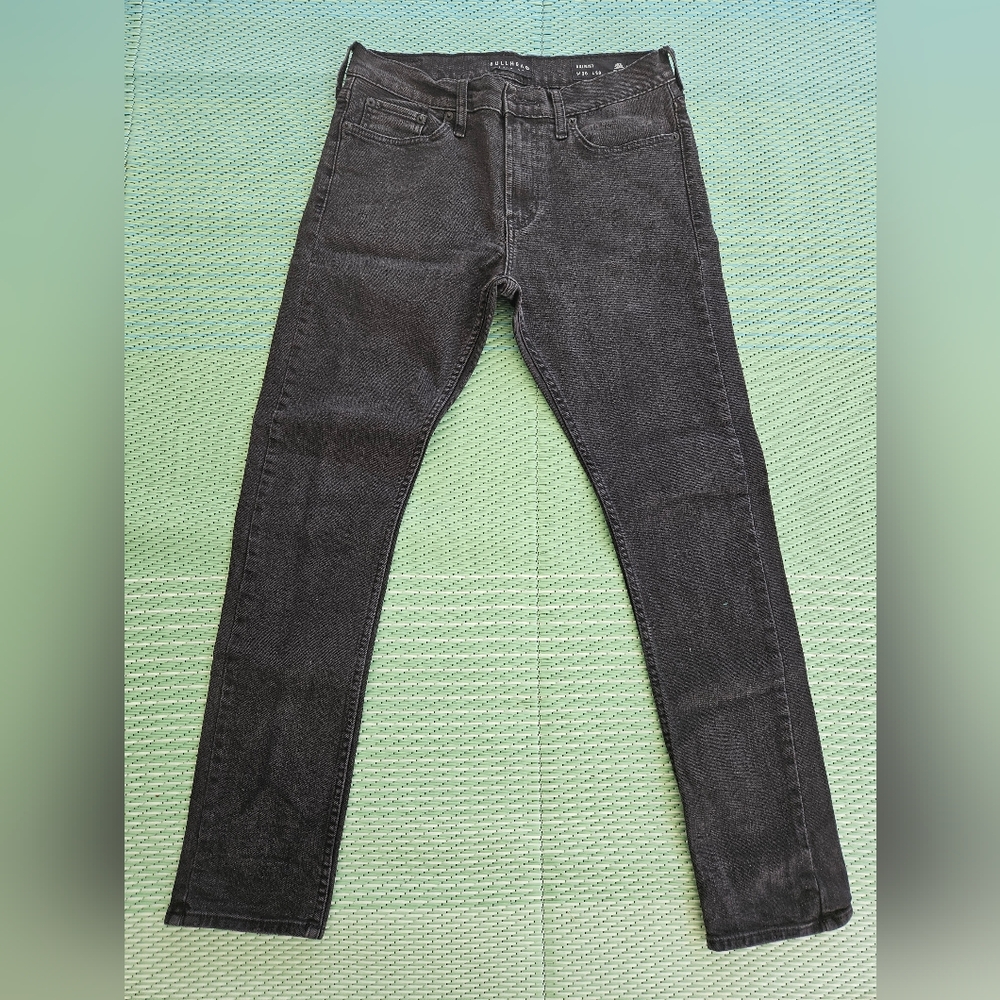 Bullhead Pacsun Charcoal Skinny Jeans Pants 30x30 Grunge Punk Emo Goth Rock